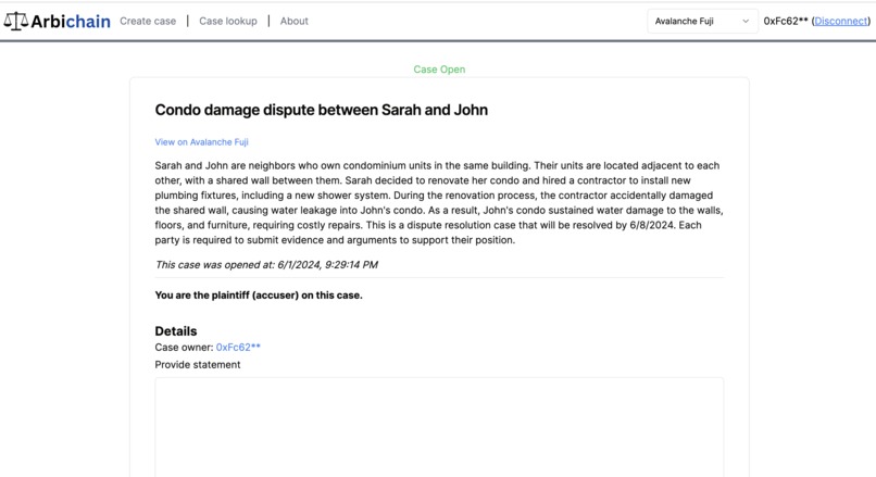 Arbichain: A simpler way to settle disputes. – screenshot 11