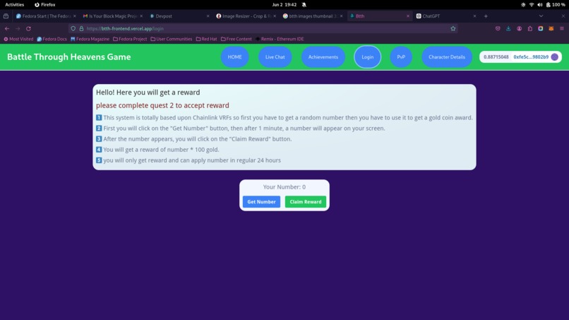 battle through heaven web3  rpg game – screenshot 1