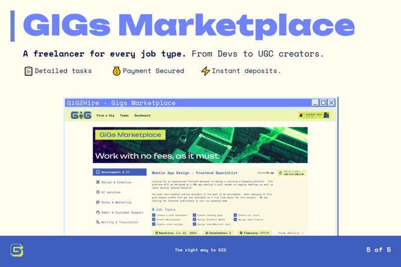 GiG2Hire – screenshot 5