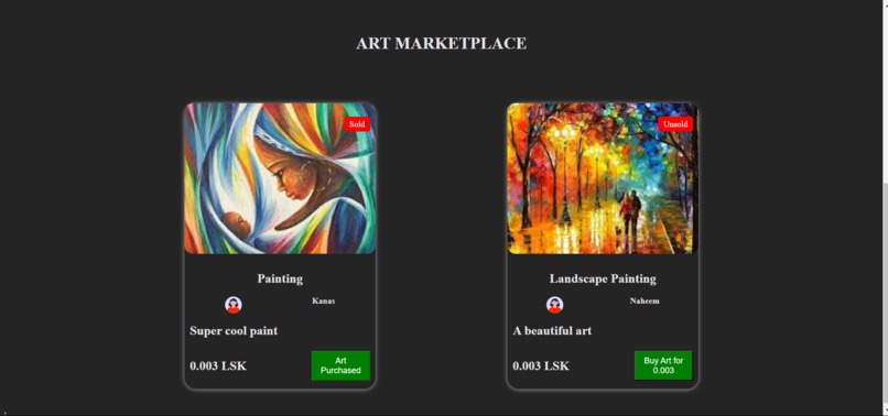 ArtChain – screenshot 3