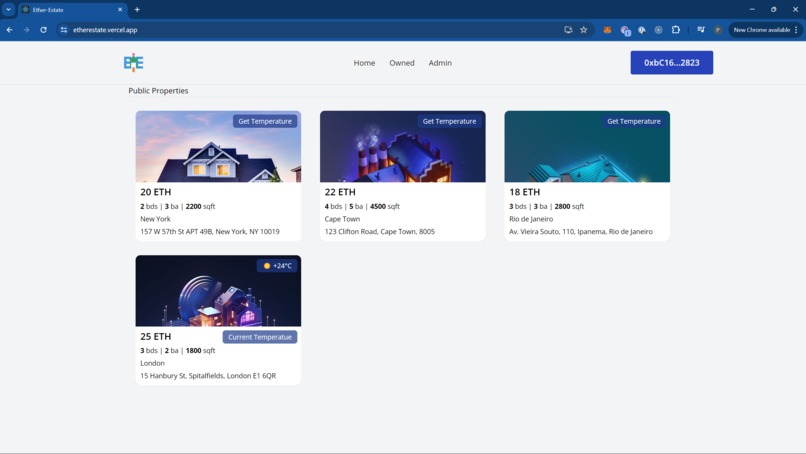 Ether-Estate – screenshot 1