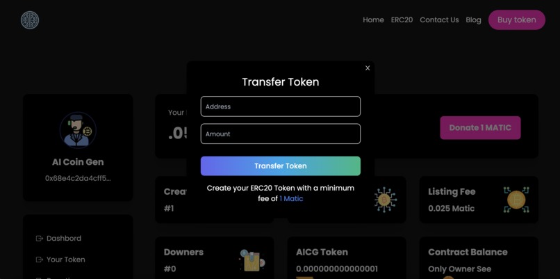 AICoinGen – screenshot 5