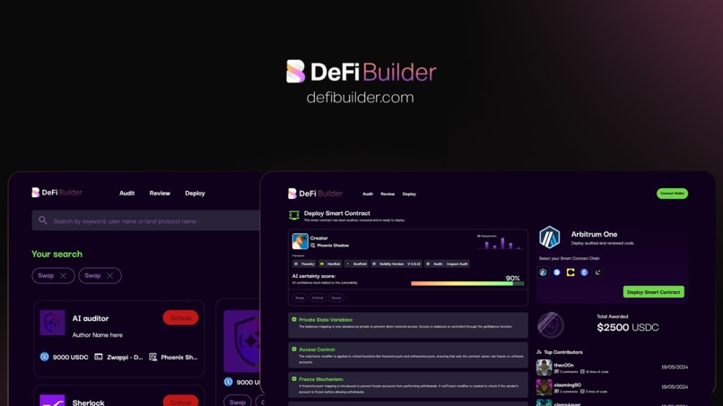 DeFi Builder – screenshot 1