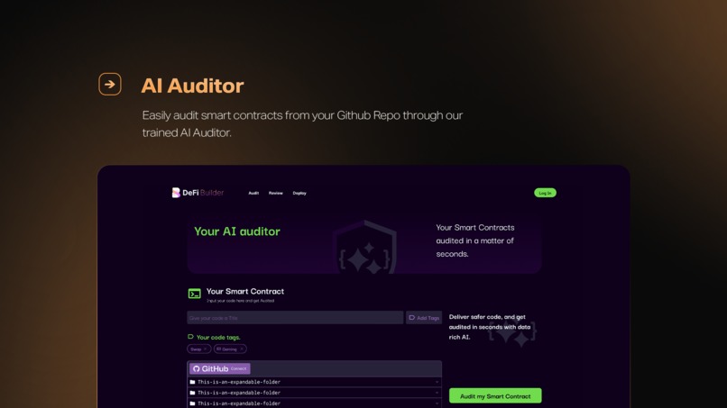 DeFi Builder – screenshot 2