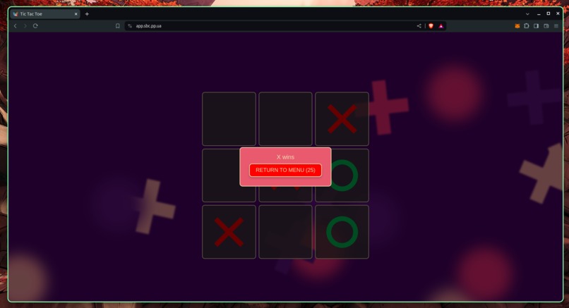 OnChainTTT – screenshot 2
