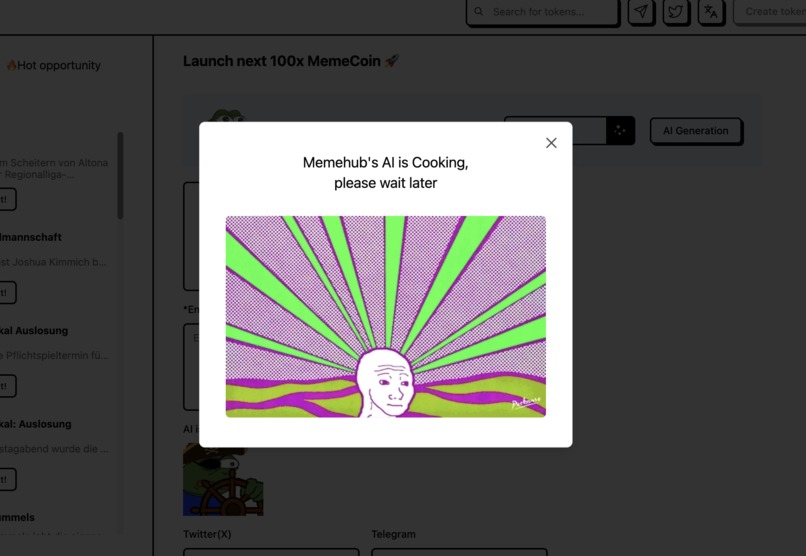 Memehub.AI – screenshot 1