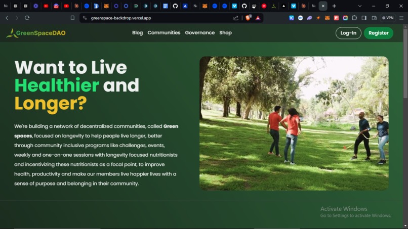 GreenspaceDAO – screenshot 1