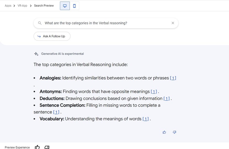 IT order creation chat agent & verbal reasoning search agent – screenshot 5