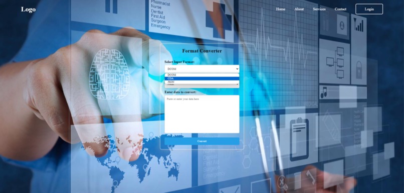 Medical data management platform based on the FHIR and IA – screenshot 5