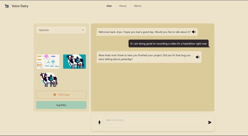 Voice Dairy – screenshot 1