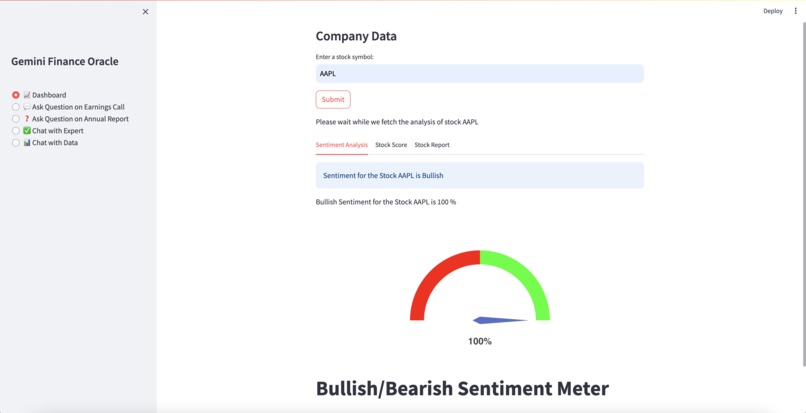 Gemini Finance Oracle – screenshot 1
