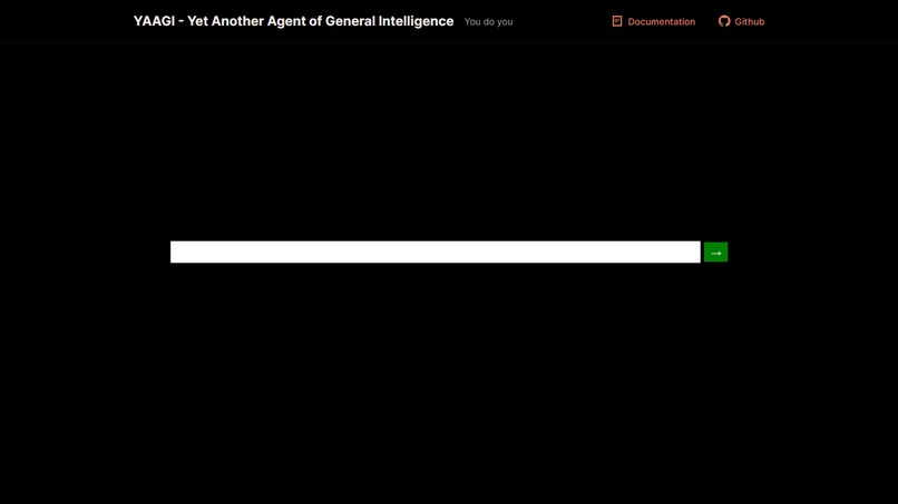 YAAGI - Yet Another Agent of General Intelligence – screenshot 2