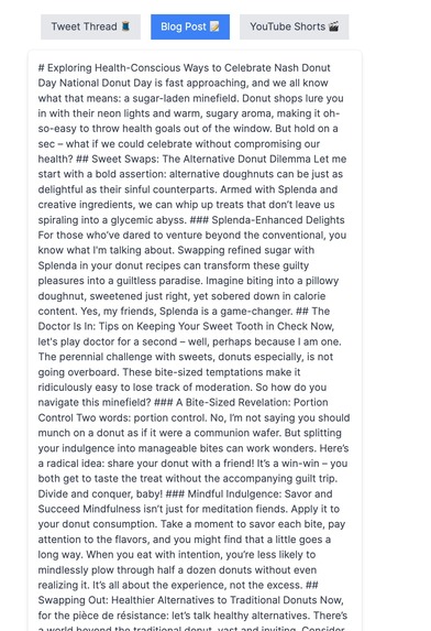 Weave - AI-powered Content Consultant – screenshot 2