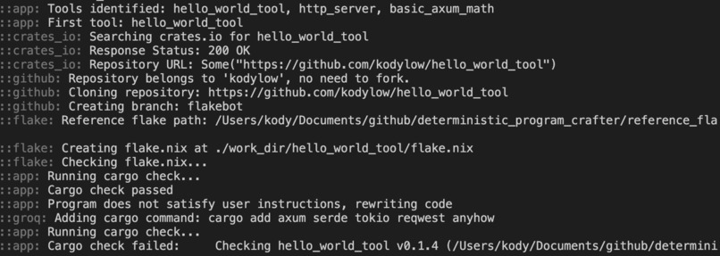 Flakebot: Yo Dawg, I Heard You Liked Agent Tools – screenshot 5