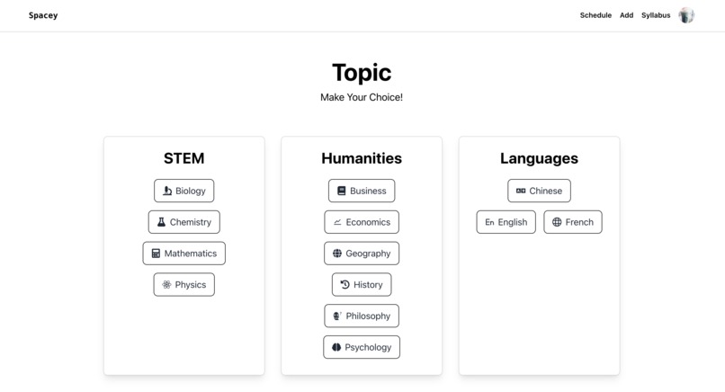 Spacey – screenshot 2