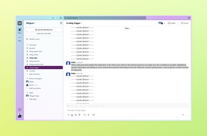 MAgent - Autonomous Content Marketer – screenshot 2