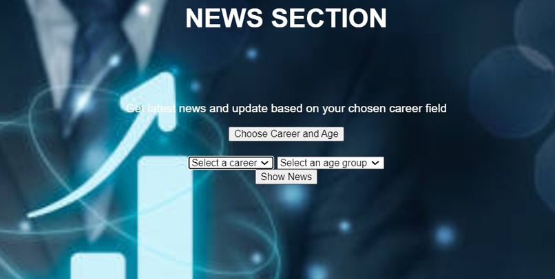 Career Compass Website  – screenshot 1