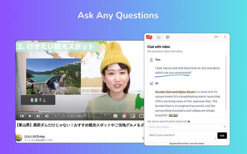 AskTube – screenshot 3