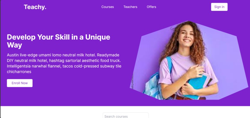 Teachy - Landing page – screenshot 1