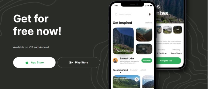 Travel-Landing-Page – screenshot 2