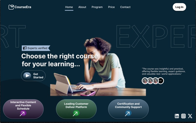Course Learning – screenshot 1