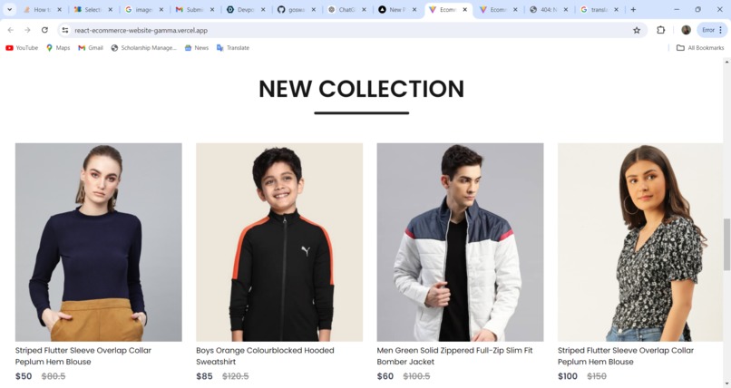 E-commerce-landingpage – screenshot 4