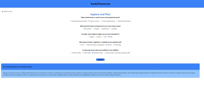 Track2Tomorrow – screenshot 3