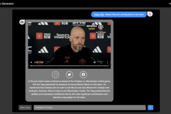 Samur.ai - AI powered sports press conference summarization