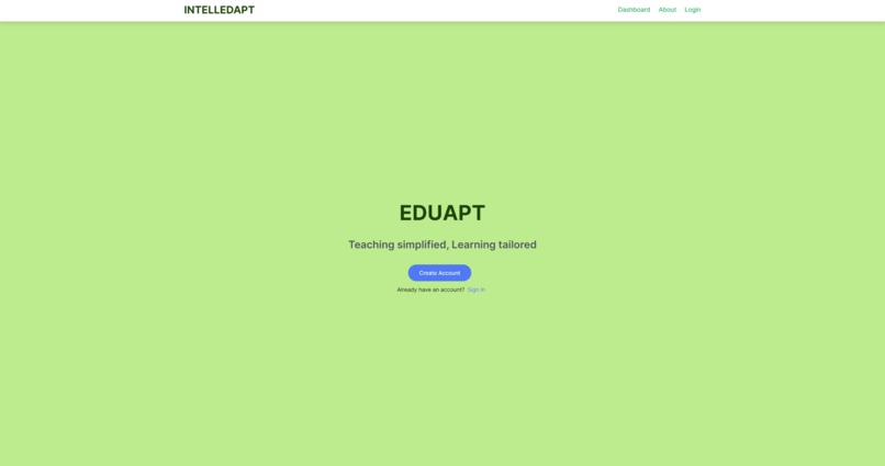 IntellEdapt – screenshot 1