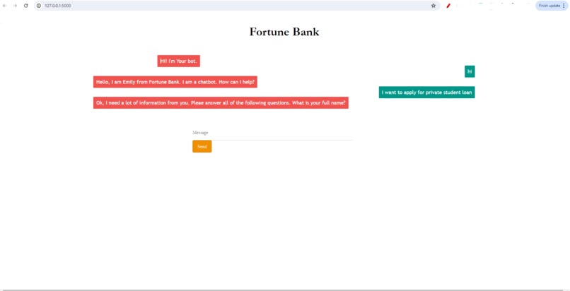Emily Chatbot – screenshot 1