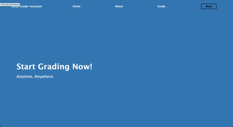 Essay Grader Assistant – screenshot 1