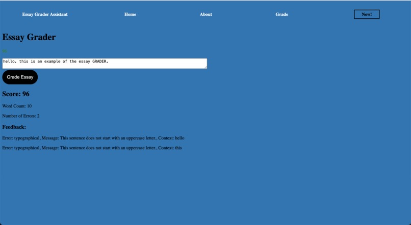 Essay Grader Assistant – screenshot 4