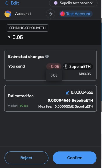 Send Cryptocurrency – screenshot 2