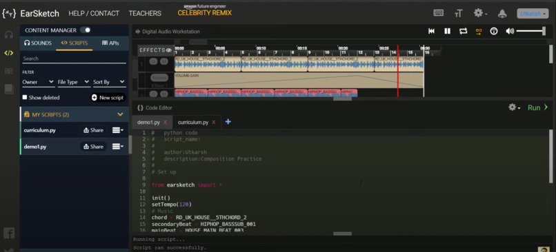 Music with Python – screenshot 1