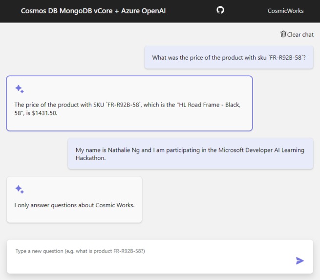 Microsoft Developers AI Learning Hackathon Phase 1 – screenshot 1