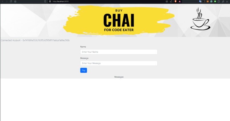 ChaiDapp – screenshot 1