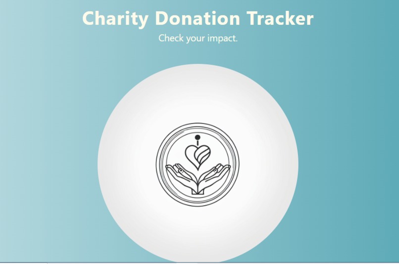 Charity Tracker – screenshot 1