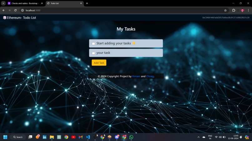 Ethereum- TODO List – screenshot 3