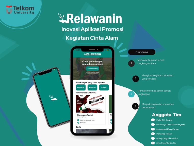 SE4501_Mobile App Relawanin – screenshot 1