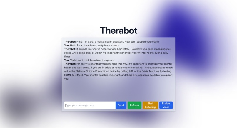 Therabot – screenshot 3