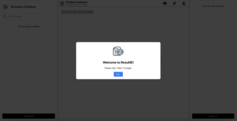 ResuME – screenshot 2