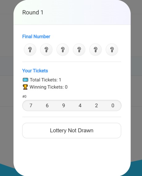 Tetrad Lottery – screenshot 1
