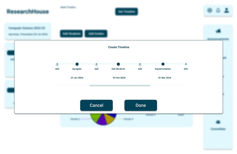 Post Graduation Dissertation Management & Monitoring System – screenshot 2
