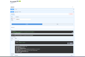 FastAPI - The Text Generator