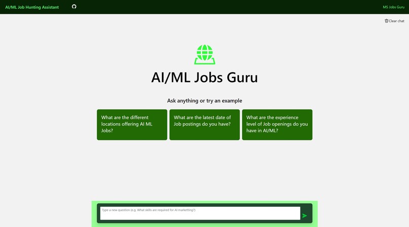AI & ML Job Assistant  – screenshot 1
