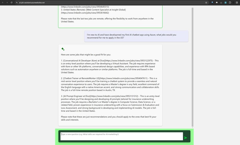 AI & ML Job Assistant  – screenshot 3