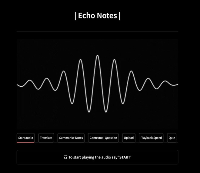 Echo Notes – screenshot 1