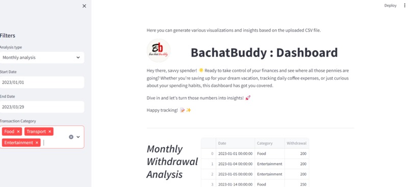BachatBuddy – screenshot 4