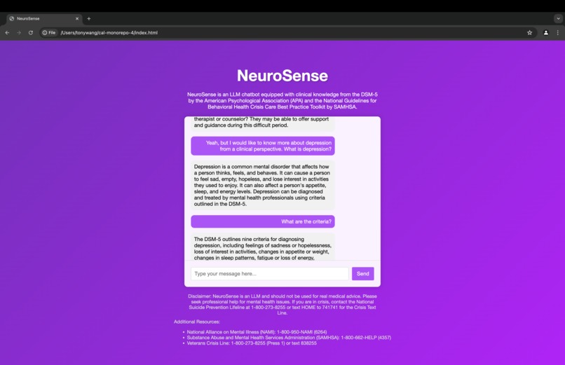 NeuroSense – screenshot 2