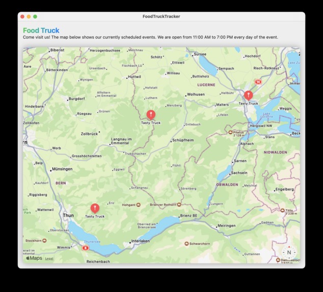 FoodTruckTracker – screenshot 1